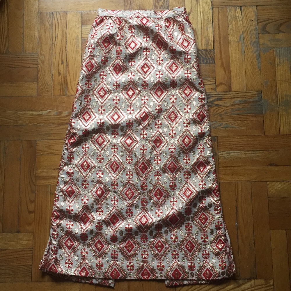 Vintage 1960s Skirt Boho Luxe